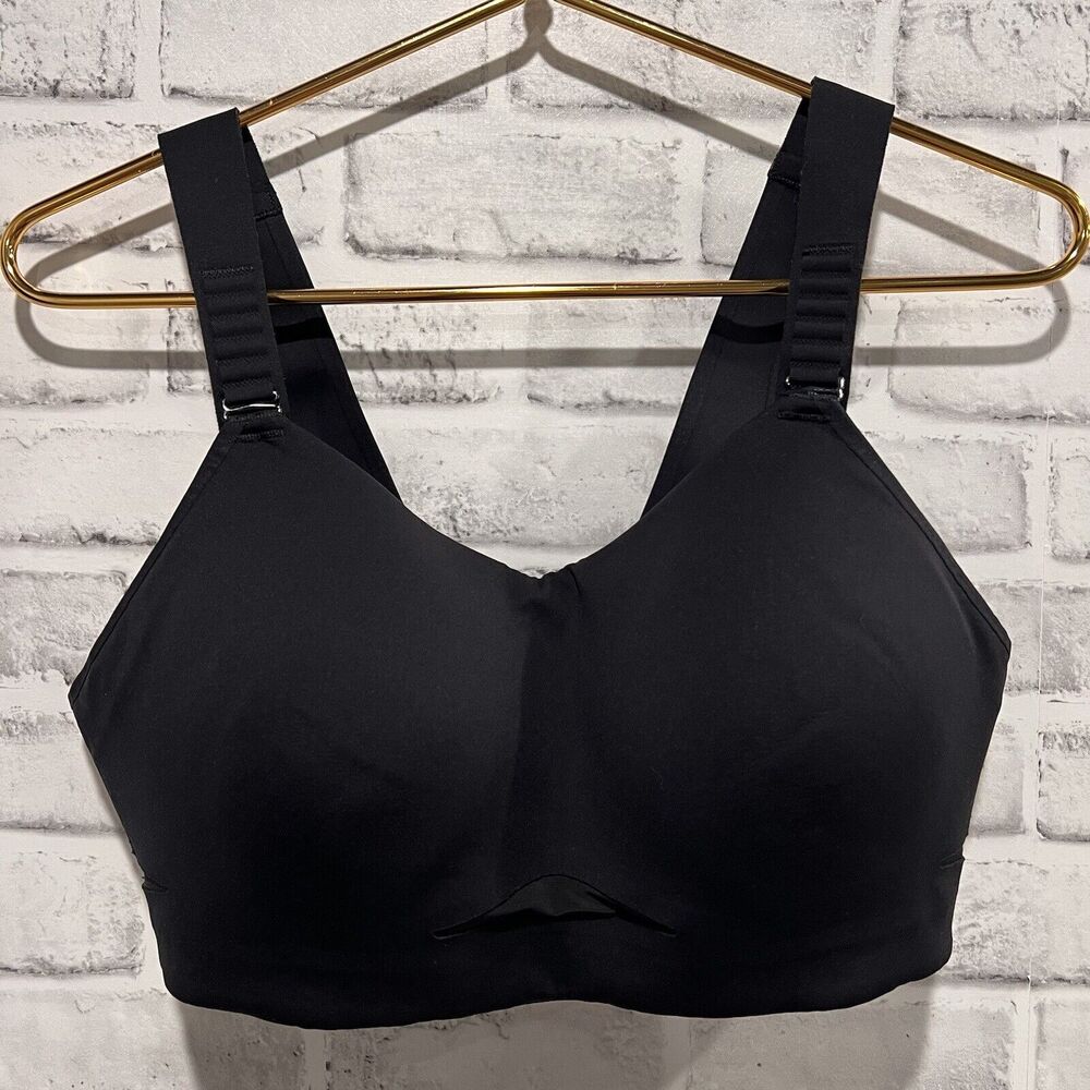 Lululemon Swift Speed Run Bra Womens Size 38D Black High Support Ultralu Clasp